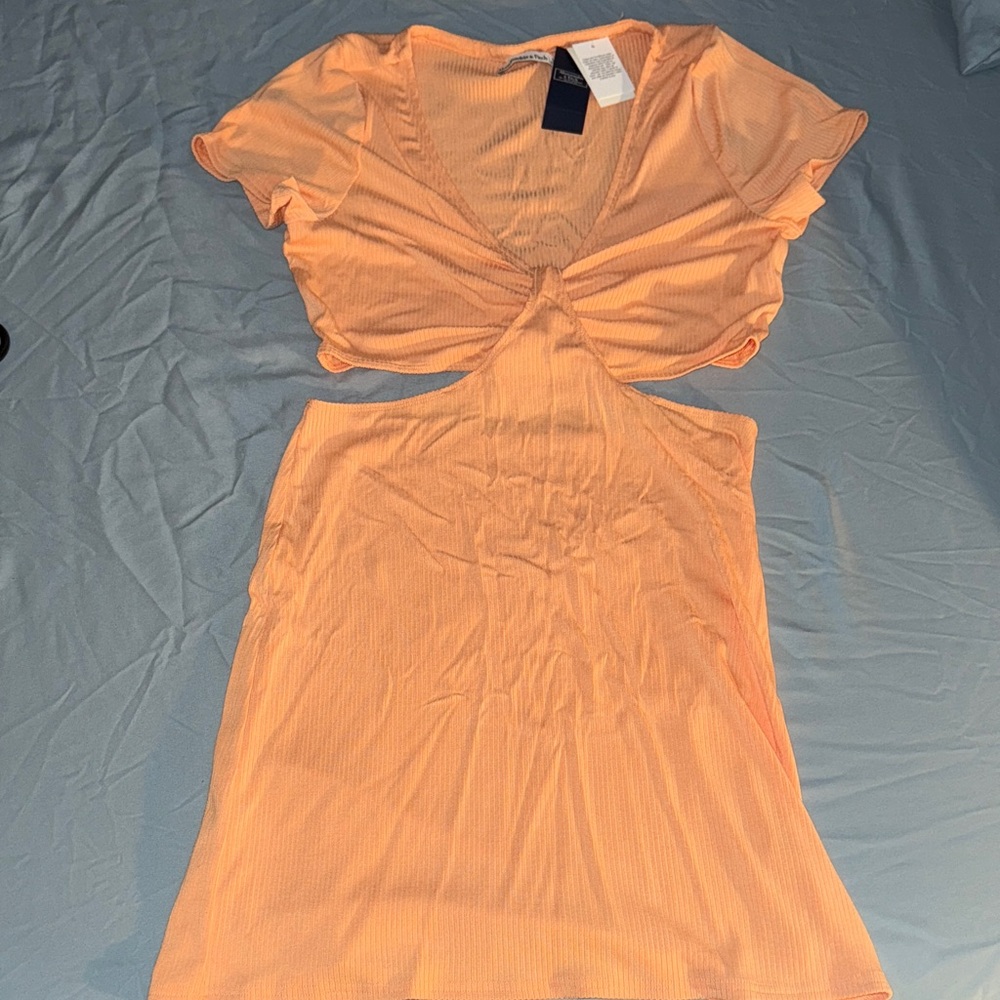 Abercrombie & Fitch Vibrant Orange Dress